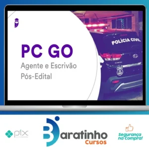 PC-GO (Agente e Escrivão) Pacote Completo - 2022 (Pós-Edital) - Estratégia Concursos