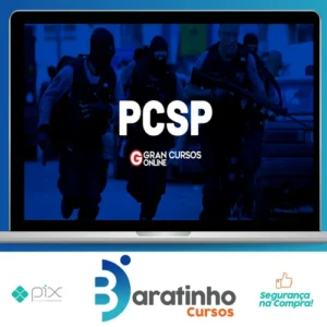 PCSP Polícia Civil do Estado de São Paulo: Delegado de Polícia (Preparação para Prova Escrita + Simulados + Diferenciais Exclusivos) - Gran Cursos