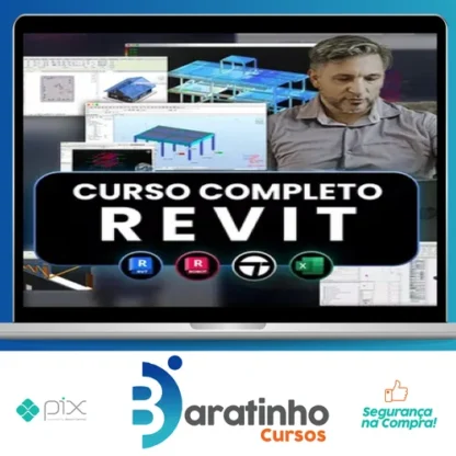 Curso Completo Revit Estrutural, Arquitetura, Robot Estrutural, Elétrica e Hidráulica + Bônus - Gerson Sydor