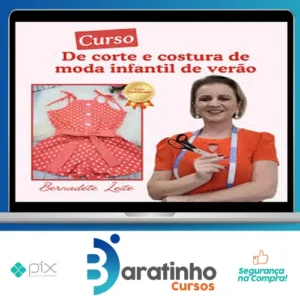 Corte e Costura de Moda Infantil de Verão - Bernadete Leite