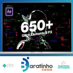[PACK] Videohive: 650+ Glitch Elements - VCGMotion [INGLÊS]
