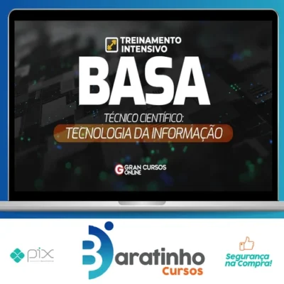 BASA: Tecnologia da Informação + Treinamento Intensivo (Pós-Edital) - Gran Cursos Online