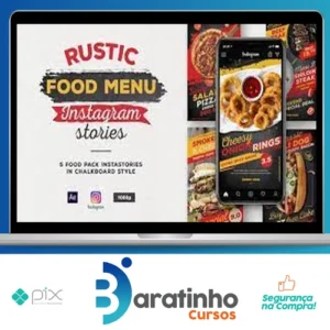 Menu Rústico de Comida: Instagram Stories - Envato Elements