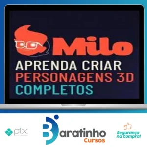 Milo: Aprenda a Criar Personagens 3D Completos - Mascoteria School