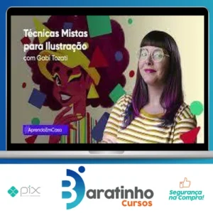 Técnicas Mistas Para Ilustração - Gabi Tozati