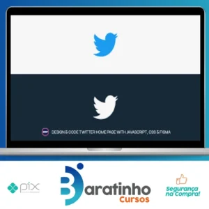 Design and Code Twitter Home Page with JavaScript, CSS & Figma - Hossein Boroji [INGLÊS]