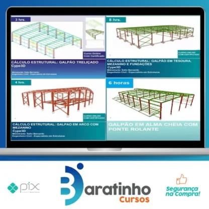 Curso Calculo e Otimização de Coberturas Metálicas - Ítallo Bernardo