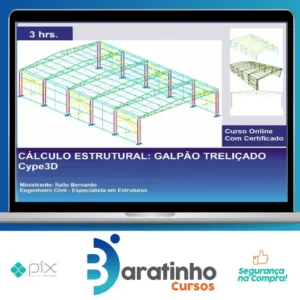 Cype3D: Galpão Treliçado - Ítallo Bernardo