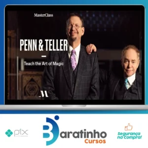MasterClass: Teach the Art of Magic - Penn & Teller [INGLÊS]