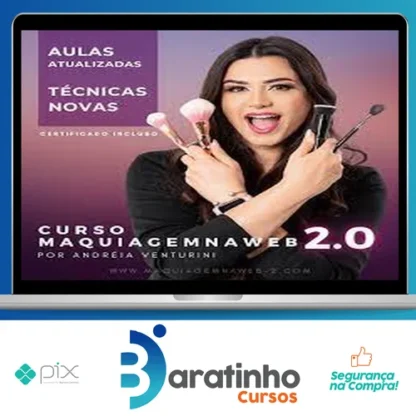 Curso Maquiagem Na Web - Andreia Venturini