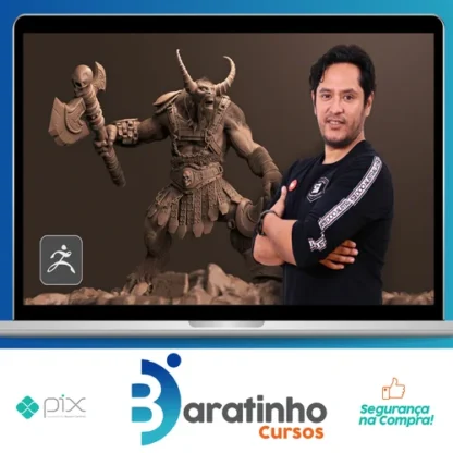 DOMESTIKA: Escultura Digital de Criaturas Fantásticas com o ZBrush - Luis Alberto Gayoso Berrospi [ESPANHOL]