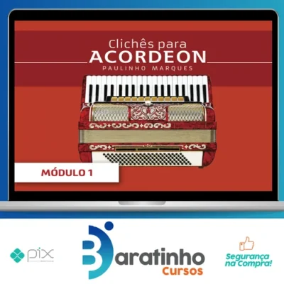Curso de Acordeon Intermediário: Vol. 2 - Paulinho Marques