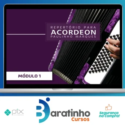 Curso de Acordeon Intermediário: Vol. 3 - Paulinho Marques
