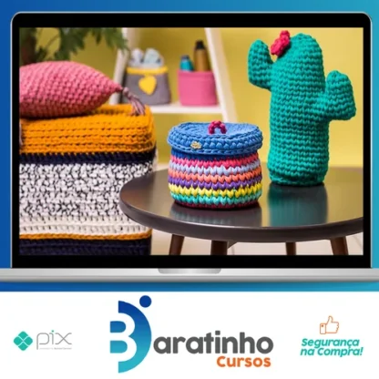 Eduk: Crochê Moderno Fio de Malha para Decoração - Nat Petry