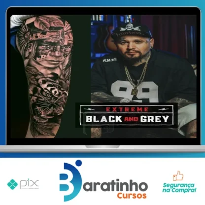 Workshop de Realismo Black and Grey com Ênfase em Texturas e Pelos - Chico Morbene