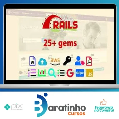 Ruby On Rails 6 Learn 25+ Gems and Build a Startup Mvp - Yaroslav Shmarov [Inglês]